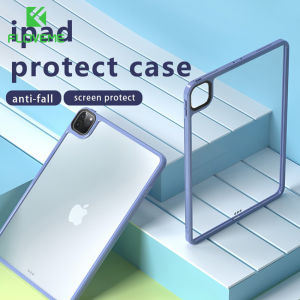 FLOVEME Acrylic ipad Protective Case For Ipad Pro 12.9 ipad Air 4 ipad pro 11 ipad 10.2 ipad 10.9 ipad mini 6 Shockproof Anti-Fingerprint Transparant Back Cover
