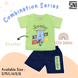 SETELAN BAJU ANAK LAKI LAKI 1-8 TAHUN "COMBINATION EDITION" / SETELAN BAJU ANAK KELFI