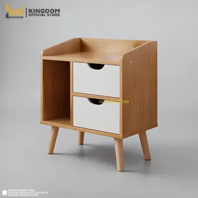 Kingdom Official Indonesia - Meja Nakas Samping Tempat Tidur Meja Sudut Bedside - NAKAS NK VELVET