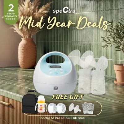[Hospital Grade] Spectra S1 Double Electric Breast Pump Pam Susu Spectra