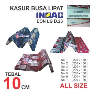 [TEBAL 10 CM] ALL SIZE KASUR LIPAT BUSA INOAC EON LG D23 / KASUR LIPAT BUSA INOAC ASLI ORIGINAL WARNA BUSA HIJAU TERANG