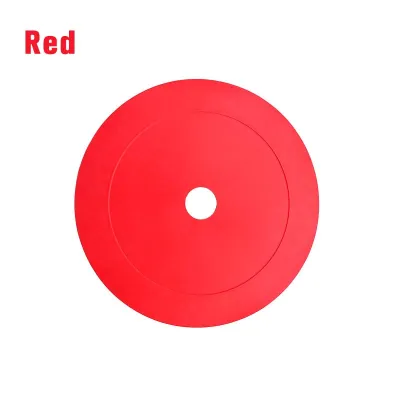 10pcs Flat Cones Spot Marker Disc Small Flat Soccer Training Cone With Hole/For SoccerSports & Games