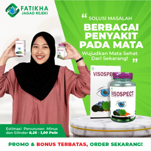 VISOSPECT Kapsul Herbal Pemeliharaan Kesehatan Mata - Plus Jahe Merah - BPOM Halal
