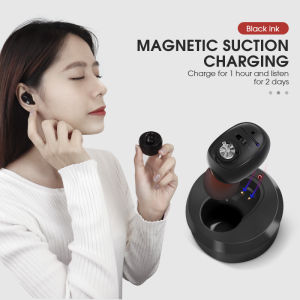 Hearing Aid Hearing Amplifier Elderly Min Wireless hearing aid for adult rechargeable Noiseless | Set of One