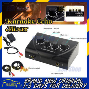 🇵🇭 Mini Digital Karaoke Musical Echo Sound Mixer Sound Speaker Mixer Amplifier Professional Audio Machine Portable PC TV Amplifier system Kit Manual Mixer Echo Oil Mix - Lazada