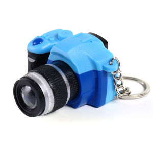Mini Digital Camera Model 1:12 Dollhouse Camera LED Flash Keychain Decor Toy Camera 3D Pendant Photographer Charm Necklaces Keychain Bag Pandent Necklace Boy Girl Fashion Party Collarbone Chain Jewelry Mini Camera Keychain SLR Camera Keychain Key Chain