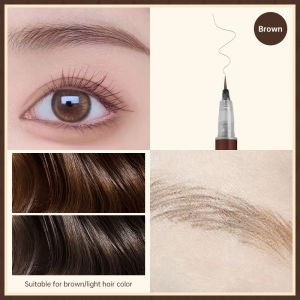 IVY 0.01mm Ultra Fine Eyebrows Pencil Biya 3 Colors Liquid Eyebrow Pencil Liquid Waterproof Sweat-proof Lasting Non-fading Thin Head Natural Silkworm Pen Eye Makeup Eye Cosmetics