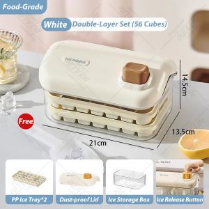 NEST Ice Making Storage Box 56 Pcs Cube Ice Quick Freezing Mold Silicone Ice Storage Tray Ice Box Mold