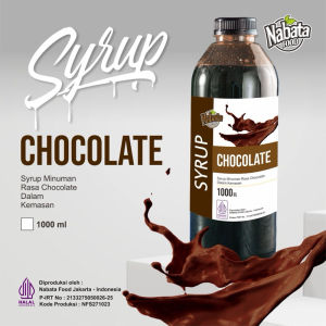 Sirup Rasa Coklat 1 liter Nabata Food | Chocolate Syrup 1000ml