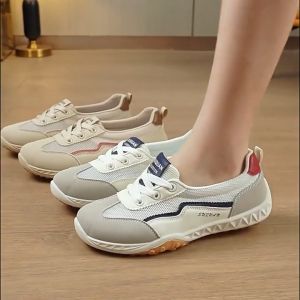 [JSJK] Korean New Student Sports Running Casual Mesh Height-Breathable Sneakers for Women #K6807
