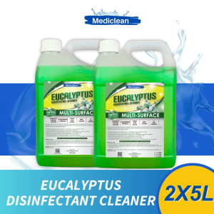 MEDICLEAN EUCALYPTUS DISINFECTANT CLEANER 5000MLX2