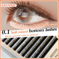 Bottom Lashes 5mm 6mm 7mm Under Eyelashes Lower Individual Lashes Natural Short False Mink Eyelash Extension. 