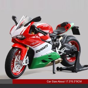 2026 1:12 1199 Spring Breeze 250 SR Motorcycle Models Cars Alloy Diecast Toys Light Music Wheel Turned Motorcycles Vehicle Kids Gifts