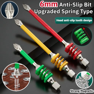 Rainbow Spring Strong Magnetic Super Hard Non-Slip Cross Head Screwdriver Hex Shank Hole Opener Drilling Tools Super Hard Drill Bit