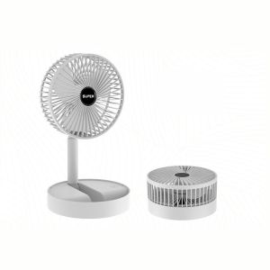 2000mAh Portable charging mini fan telescopic folding wireless charging desktop convective Mini circulating fan fan electric 折叠风扇