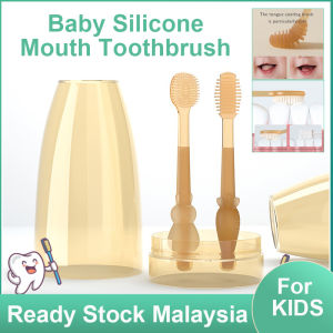 Mafababe Silicone Baby Toothbrush Silicone Tongue Cleaner Infant Newborn Tongue Cleaning Brush