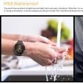 NORTH EDGE MW08 AMOLED 24-hour bright screen fashion smart watch men's watch women's watch bluetooth call HR O2 sleep monitoring 100+sport mode IP68 waterproof compatible with IOS Android. 