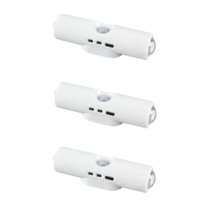 Magnetic charging human body induction lamp Self-adhesive magnetic wall lamp Rechargeable night light Dual cat eye atmosphere light