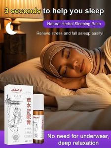 Quick Acting Sleeping Balm/Fall Asleep In One Second/Natural Sleep Aid When You Need To Sleep Fast Before Important Day