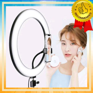 Lampu Make Up 26cm Ukuran Besar - Large Ring Light LED Cincin 3 Mode 26cm Stream / Lampu Flash Handphone - Lampu Selfie Live Streaming - Lampu Studio
