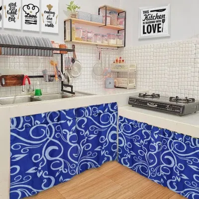 Gorden Kolong Dapur Minimalis- Korden Kolong Dapur - Tirai Kolong Dapur