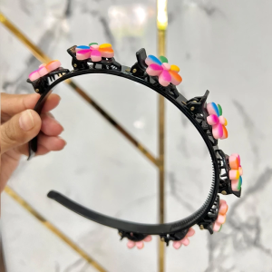 ALENADAY - Bando Jepit Rambut Korea Motif Anak Kecil Bandana Perempuan Bondu Lucu karakter BND05