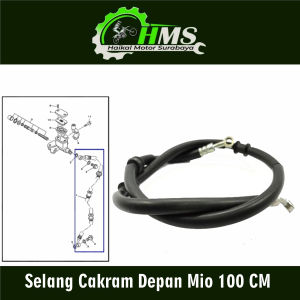 Selang Cakram Depan Mio 100 CM - Kabel Tali Kawat Seling Rem Brake Cakram Depan Yamaha Mio Lama