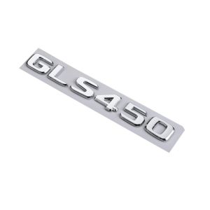 Decal tem chữ GLS450 và GLS500 dán đuôi xe ô tô Mercedes - Chất liệu nhựa ABS cao cấp