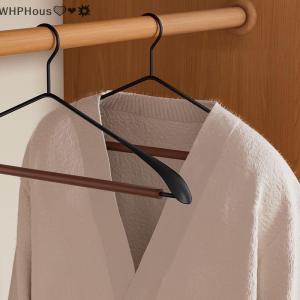 WP💓💛💖 Thickened Wide-shoulder Beech Iron Suit Hanger Seamless Non-slip Paint Metal Hanger Home Hotel Dry And Wet Dual-use Hange