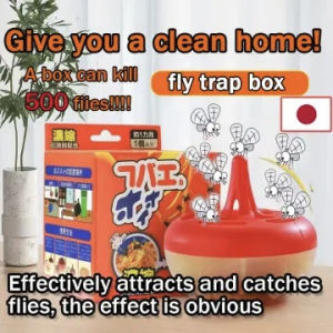 【SKIT SG】Super Effective Fruit Fly Catcher/ House Flies Trap Killer Earth Chem Catcher/ Trap / Fruit Flies Japen Fly Trap Effective Fruit Fly Catcher Fruit Flies Household Mosquito Extermination Lure To Eat