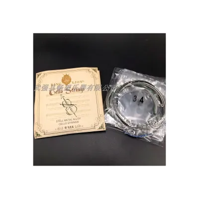 【HOT SALE】 3 / 4 4 / 4 Cello Strings 1 Set King Lion V111 Steel Wire Alloy Cello Strings.Cello Parts Accessories