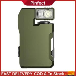 EDC Flashlight Magnetic Mini Flashlight with RGB Light Pocket Mini Light 180 Rotating Head for Outdoor Home Emergencies