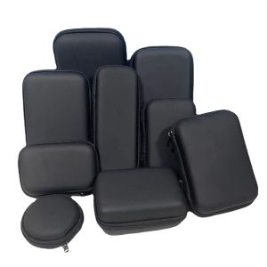 DUDAN Vỏ bảo vệ ổ đĩa Đen Hộp đựng tai nghe Túi sắp xếp Phụ kiện tai nghe Ví đựng tiền xu Túi bảo vệ bộ sạc Vỏ ổ đĩa cứng di động Túi đựng tai nghe Túi khóa kéo Túi khóa kéo EVA Túi Cáp dữ liệu