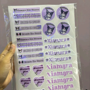 Personalized Back to School Waterproof Name Stickers | Name Label Stickers subject label stickers