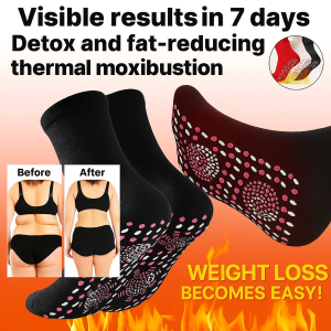 Warm Socks Detoxification and Dampness Shaping Socks Shape Soft Sweat Absorption Hot Compress