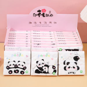40 Portable Small BMW Childrens Student Bag Printed Tissue Paper Original Wood Pulp Dry and Wet Dual-use Tissue Paper