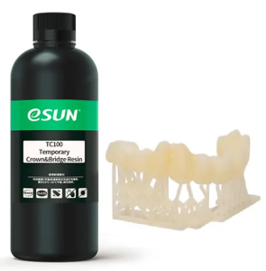 Nhựa in 3d cầu và mão răng tạm thời eSun TC100 Temporary Crown & Bridge Resin 500-1000ml/ Chai