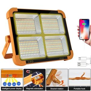 【YMJR】Lampu Surya Luar Ruangan Lampu emergency 1000W LED lampu cas Lampu surya tenaga solar outdoor tahan lama 24 jam COD