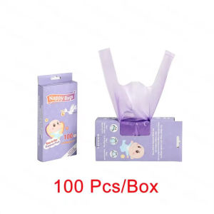 100/200PCS Disposable Nappy Bags Scented Garbage Bags Sampah Wangi Untuk Lampin Bayi