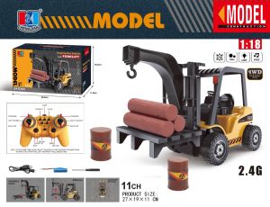 SYARIAH TOYS MAINAN KONSTRUKSI REMOTE TRUCK GARPU REMOTE FORKLIFT RC SOUND LIGHT