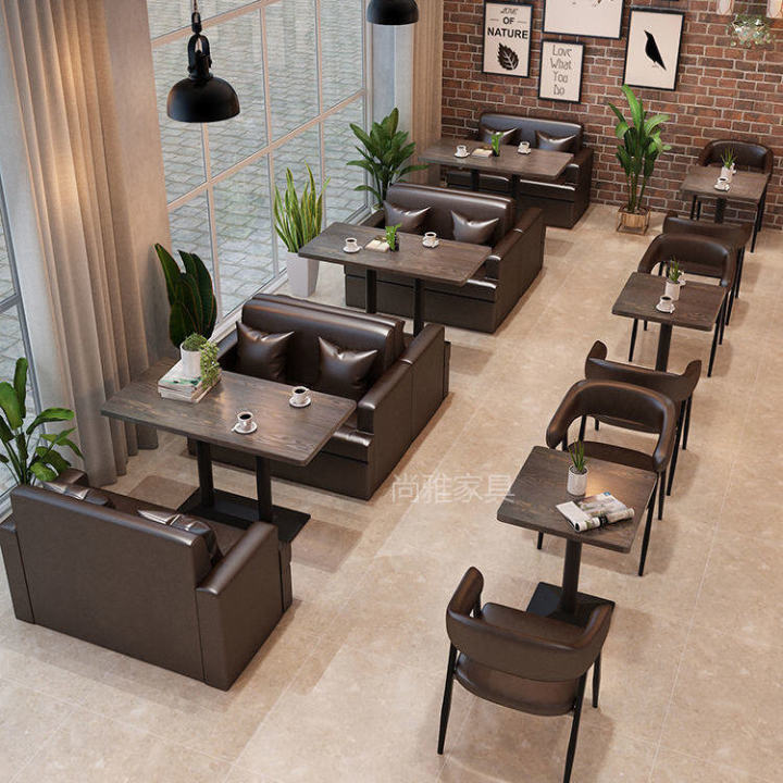Table Chair Simple Local Simple R Western Restaurant Coffee Shop Table and Chair Combination ...
