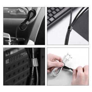 HL0132 Velcro Kabel Strap Pengikat Kabel Perekat Kabel 10m Merapikan Kabel