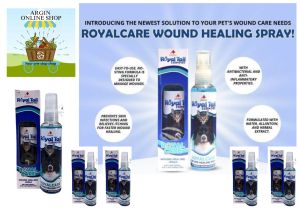 Royal Care Wound Healing Spray for pets 100ml (Royal Tail Essentials - RoyalCare)