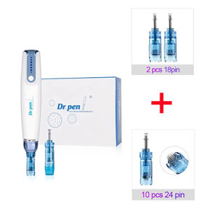 Wireless Dr Pen A9 With 12Pcs 12/24/36/42Pins Nano Cartridges Derma Pen Dermapen