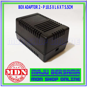 Box Adaptor 2 - Box Plastik P10 x L6 x 5.5 Cm jual per 3 pcs