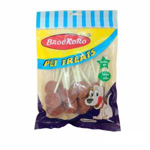 ขนมสุนัข Brockoro MU360 เนื้อไก่ผสมไฟเบอร์อมยิ้ม