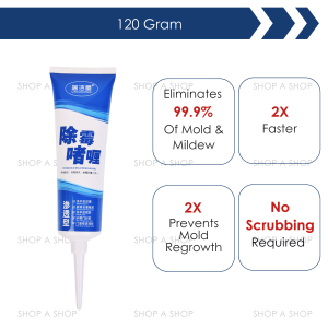 Mold & Mildew Remover Washing Machine Mold Removal Gel Anti-Mold Gel Wall Tiles Grout Sealant Cleaning Gel 除霉清洁剂 除霉啫喱