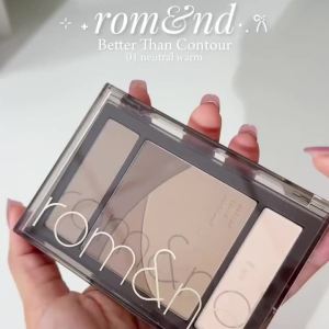 rom&nd BETTER THAN CONTOUR a powder with a fine and smooth texture provides a natural 3D effect luxurious makeup Korean cosmetics K-beauty Korean makeup.
