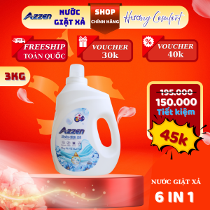 Nước Giặt Cao Cấp 6 IN 1 Hương COMFORT. Tẩy Sạch Vết Bẩn Lưu Hương Thơm Lâu 3KG