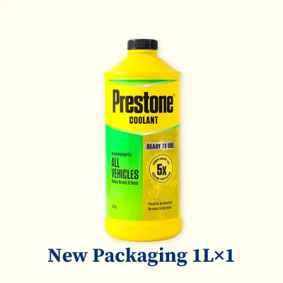 Prestone coolant Ready To Use and GREEN coolant 3L For Honda click 125i prestone